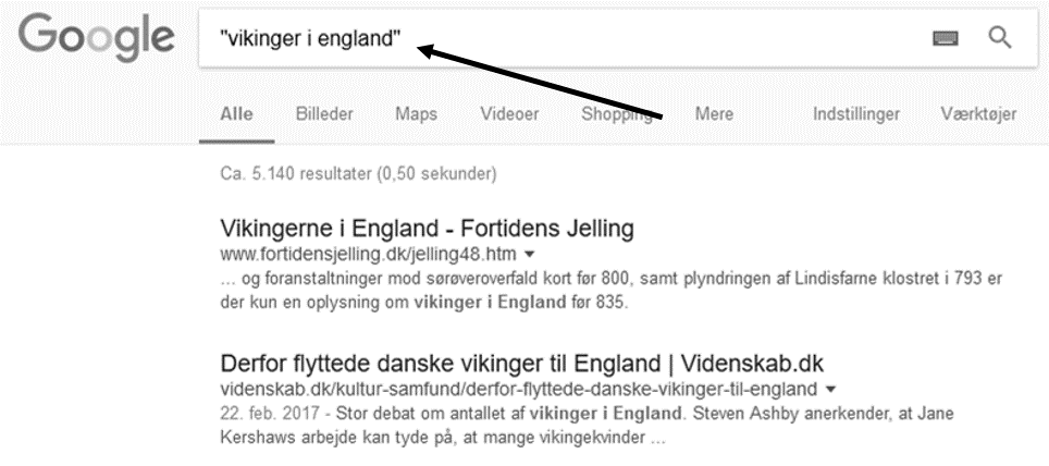 Google - Brug gåseøjne